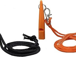 Pack of 2 Dog Whistle for Callback, Gun Dog Whistle Professional Training Whistle Dog Whistle High Frequency Silent with Practical Lanyard for Dog Training & Educational Aids for Dogs