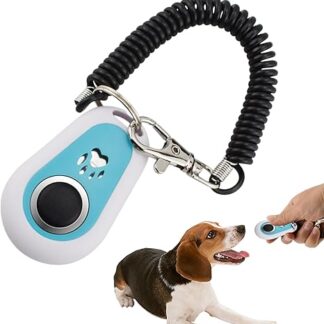 Teksome Dog Training Clicker with Bracelet Strap, Lightweight Dog Clicker for Training, Dog Training and Behavior Aids, Pet Training Clicker for Cats, Puppies, Birds, Horses