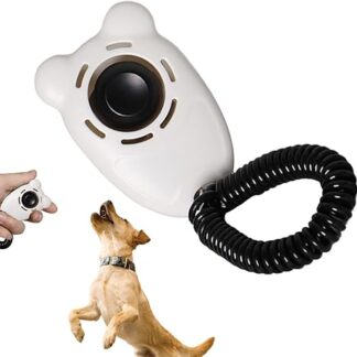 Mwqpgyh Pet Training Clicker for Cats, Behavior Training Dog Trainer, Puppy Clicker with Wrist Strap, Lightweight Pet Supplies, Behavior Aid for Dogs, Cats, Birds