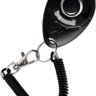 Trimming Shop Dog Clicker for Training, Pet Training Clicker with Wrist Strap, Comfortable Handle, Button for Training & Behavior Aids for Dogs, Cats & Pets, Suitable for Indoor Use