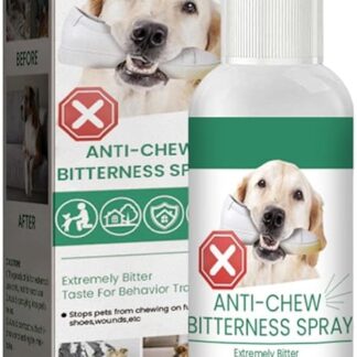 yakermur No Chewing & Licking Dog Spray, Anti Chew Bitter for Behavior Training Aid Natural Effective Dog Dog Spray To Stop Chewing Licking Of Furniture, Shoes, Bandages