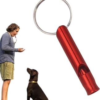 Ultrasonic Dog Whistle, Dog Training Whistle, Adjustable Dog Recall Whistle, Anti-Barking Ultrasonic Device, Portable Behavior Aid for Dog Training, Stop Bark Control Device with Lanyard