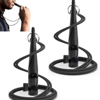 Ericetion Dog Whistle for Recall Pack of 2 Dog Training Guide Stop Barking with Lanyard Dog Recall Training Behavior Aids for Dogs