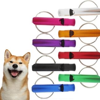 Dog Whistle Ultrasonic Patrol Sound Dog Barking Control Whistle Portable Pet Flute Dog Training & Behavior Aids for Recall Stop Barking Puppies