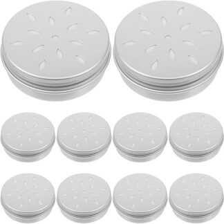 Angoily Pack of 10 Odour Cans for Dogs Sniffing Boxes Dog Fragrance Training Box Dog Fragrance Nose Odour Container Aluminium Fragrance Cans Dog Fragrance Work Boxes