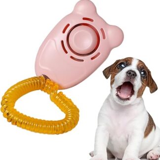 Générique Dog Training Clicker, Behavior Trainer Clicker with Bracelet, Lightweight Pet Training Tool, Dog Behavior Aid for Dogs, Cats, Birds, Effective Training