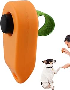 Moxeupon Pet Clicker Trainer, Pet Clicker Training Device, Clicker Tool for Dog Training, Clicker and Behavior Aids for Training Pets, Cats and Dogs, Practical
