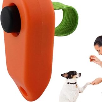 Training Clicker, Dog Training Clicker - Clicker Tool for Dog Training, Clicker and Behavior Aids for Training Pets, Cats and Dogs, Practical and Effective Clicker Training