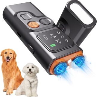 BSOON BarkGuard Anti Barking Device for Dogs, Dog Barking Deterrent Device, Anti-Bark for Dogs with HD Display and LED Torch, Dog Training Devices, Behavior Aids