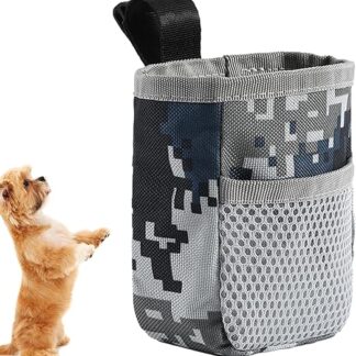 Dog Treat Bag, Waterproof and Portable Pet Training Belt Bag for Pet, Puppy, Travel or Outdoor, Dog Accessories, Dog Training and Behavioral Aids