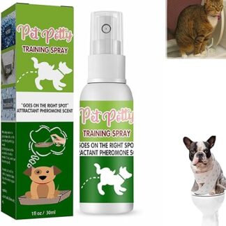 Dog Potty Training Spray, Pet Potty Training Spray, Pet Defecation Induction, Pet Toilet Sprayer for Dogs, Dog Toilet Training for Indoor and Outdoor Use 30ml