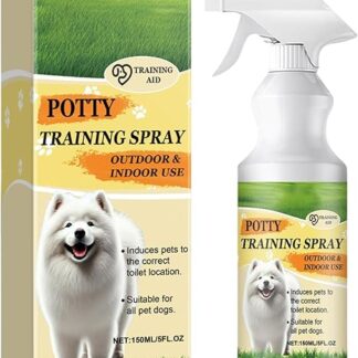 Filvczt Potty Training Spray, Puppy Training Spray, Dog Toilet Behavior Corrector with Practical and Durable Spray, Safe and Easy to Use Formula, 5.8 x 5.8 x 16.8 cm, for