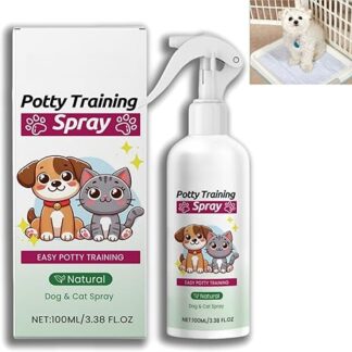 QinZiEn Töpfchentrainingsspray für Hunde, Haustier-Defäkationsinduktion, Haustier-Toiletten-Training, Haustier-Korrekturspray für Hunde, stoppt das Urinieren von Hunden im Haus, Trainings- und