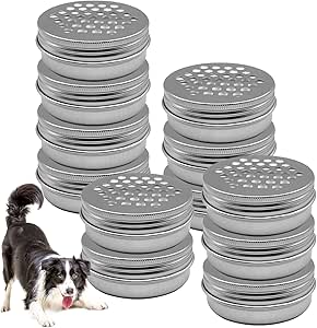 Odour Training Set for Dogs, 12 Pieces, Aluminium Odour Training Equipment for Dogs, Odour Training Container for the Dog Nose, Odour Work Set, Cans for Dog Training, Odour Training