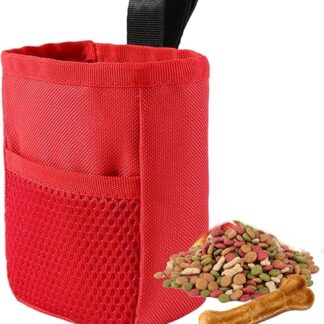 Yianyal Dog Treat Bag, Water Resistant Dog Training Bag, Waist Bag for Pet, Puppy, Travel or Outdoor, Dog Accessories, Dog Training and Behavioral Aids