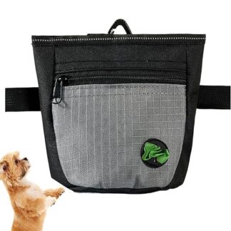 Leckerli-Beutel für das Training von Haustieren | Trainingsgürteltasche für Welpen mit Magnetverschluss, Leckerli-Tasche für Welpen mit Gürtel für Verhaltenshilfe, Schwarz , Se référer au descriptif