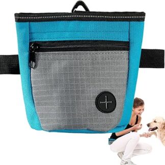 Dog Training Bag - Outdoor Dog Training Treat Bag | Magnetic Closure Dog Training Waist Bag | Puppy Goodie Treat Pouch with Waist Belt for Behavioral Aids