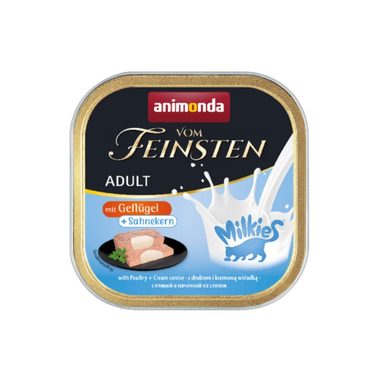 Animonda SZALKA VOM FEIN KOT 100 G MILKIES birds with cream filling, wet cat food