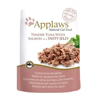 Applaws Тунец с лососем в желе, 70 г, пакет для кошек