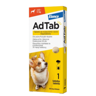 Таблетки Elanco AdTab от блох и клещей для собак весом 5,5–11 кг