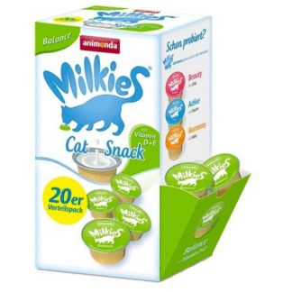 Молоко для кошек Animonda 20 x 15 г, сбалансированное с витаминами D и E