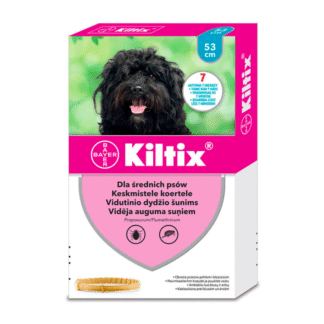 Ошейник от блох и клещей Elanco KILTIX 53 см — для средних собак