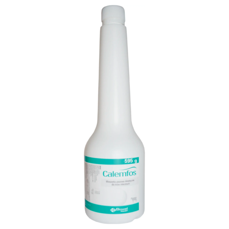 Biowet Puławy CALEMFOS 450 мл (595 г) восполняет дефицит кальция и фосфора