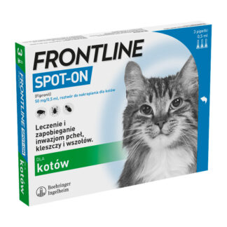 Берингер Фронтлайн Спот-он для кошек 0,5 мл x 3 пипетки