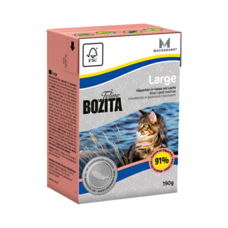 Bozita FELINE КАРТОН 190 г БОЛЬШОЙ – КУСОЧКИ МЯСА В ЖЕЛЕ