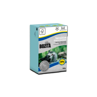 Bozita FELINE CARTON 190G SENSITIVE DIETY & STOMACH – КУСОЧКИ МЯСА В ЖЕЛЕ