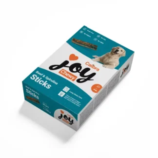 Calibra JOY DOG ЖЕВАТЕЛЬНЫЕ ПАЛОЧКИ С ГОВЯДИНОЙ И СПИРУЛИНОЙ (50 шт.) жевательные говяжьи палочки с коллагеном