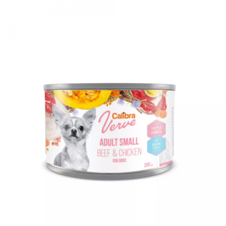 Calibra DOG VERVE GF ADULT SMALL BEEF & CHICKEN 200 г беззерновой влажный корм с говядиной и курицей для взрослых собак мелких пород