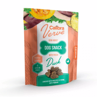 Calibra DOG VERVE SEMI-MOIST SNACK FRESH DUCK 150 г полумягкое лакомство с уткой для собак