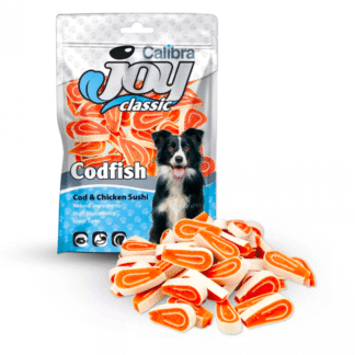 Calibra JOY DOG CLASSIC COD & CHICKEN SUSHI 80 г лакомство для собак с курицей и треской