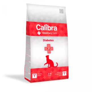 Ветеринарный корм Calibra VD CAT DIABETES 2 кг для кошек с диабетом или избыточным весом