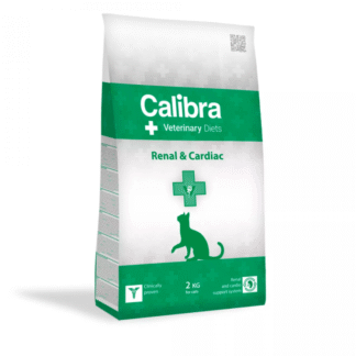 Ветеринарный корм Calibra VD CAT RENAL/CARDIAC 2 кг для кошек с заболеваниями почек или сердца