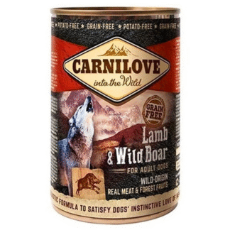 Carnilove DOG LAMB & BOAR 400 г беззерновой влажный корм для собак