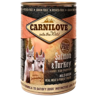 Carnilove PIES PUPPIES SALMON/TURKEY 400 г консервированный влажный корм для щенков