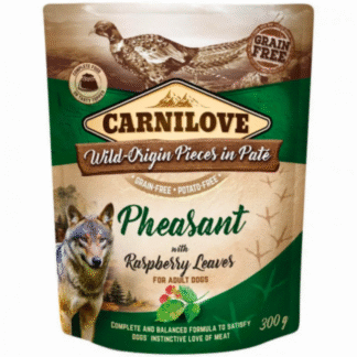 Carnilove PHEASANT & RASPBERRY DOG PACK 300 г влажный корм для собак с фазаном