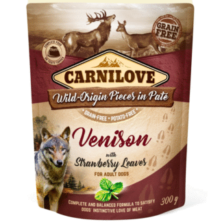 Carnilove DOG PACK VENISON & STRAWBERRY 300 г влажный корм для собак с олениной