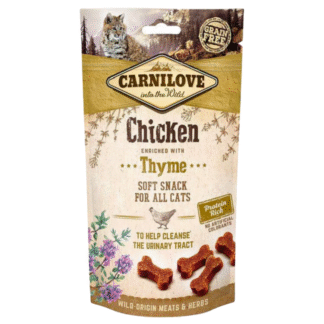 Carnilove SOFT SNACK CHICKEN WITH THYMEAN 50 г лакомство с курицей и тимьяном для кошек