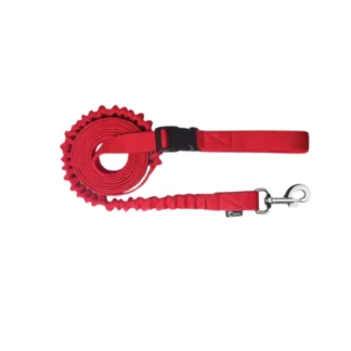 ПОВОДОК С АМОРТИЗАТОРОМ ДЛЯ БЕГА (2,5 СМ/280 СМ) красный *ПОСЛЕДНИЙ ШТУЦЕР*