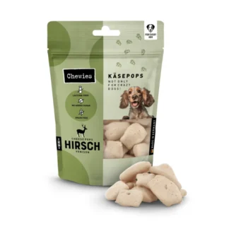 Жевательные конфеты с сыром оленьего происхождения 35 г, без лактозы и без зерна, лакомство для собак