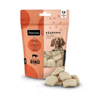 Жевательные конфеты Cheese Crunches Beef 35 г без лактозы и без зерна, лакомство для собак