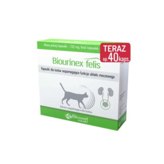 Biowet Puławy BIOURINEX FELIS 40 КАПСУЛ для поддержки функций мочевыводящих путей у кошек