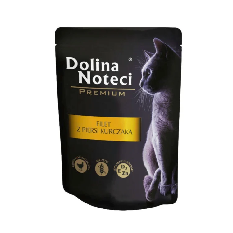 Dolina Noteci PREMIUM CAT SACHET 85 G CHICKEN BREST FILLET