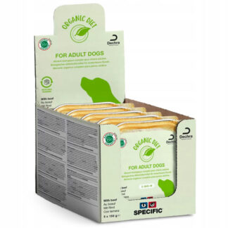 Органический влажный корм для собак Dechra Specific C-Bio-W Organic Beef, 5 x 150 г