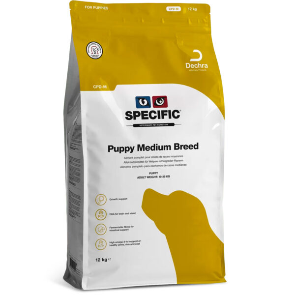 Корм Dechra SPECIFIC CPD-M PUPPY MEDIUM BREED для щенков средних пород, беременных и кормящих сук