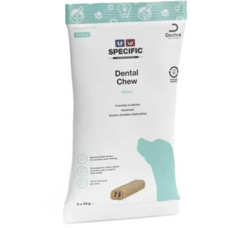 Dechra Specific CT-DC-S Dental Chew Small 5 x 40 г. Лакомство для зубов взрослых собак мелких и средних пород.