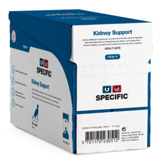Dechra Specific FKW-P Kidney Support 85 г x 12 Влажный рацион для кошек с пониженной функцией почек и печени